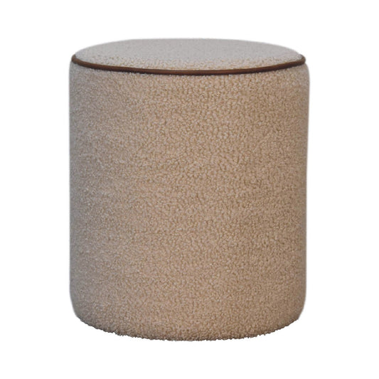 Serenity Round Footstool | Boucle