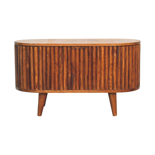 Reeve Blanket Box Storage Bench | Chestnut Mango Wood
