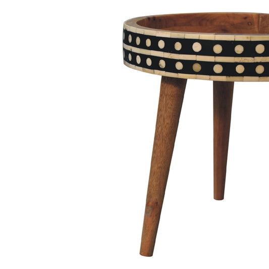 Mini Pattern Nordic End Table Accent Piece