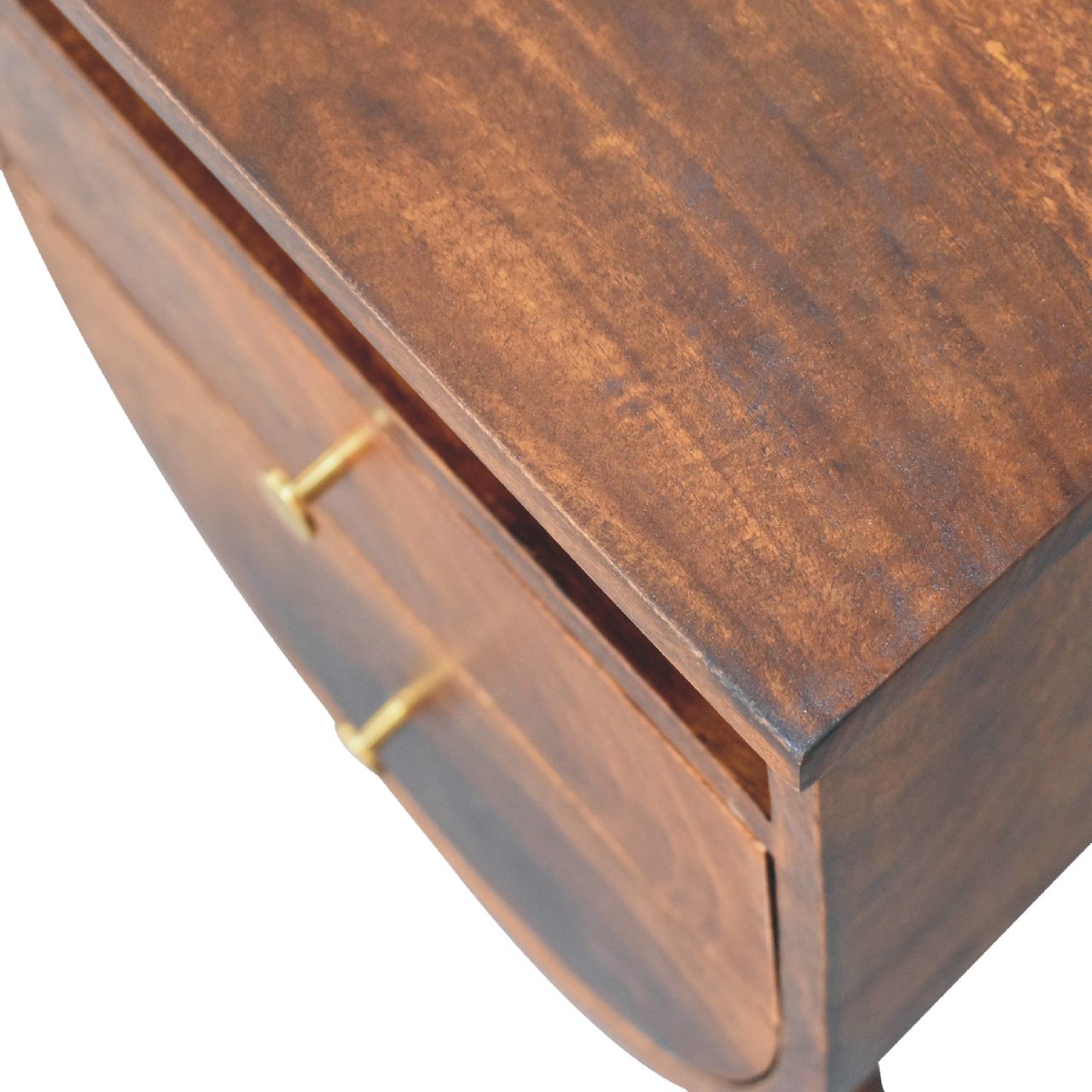 Split Chestnut Bedside Table