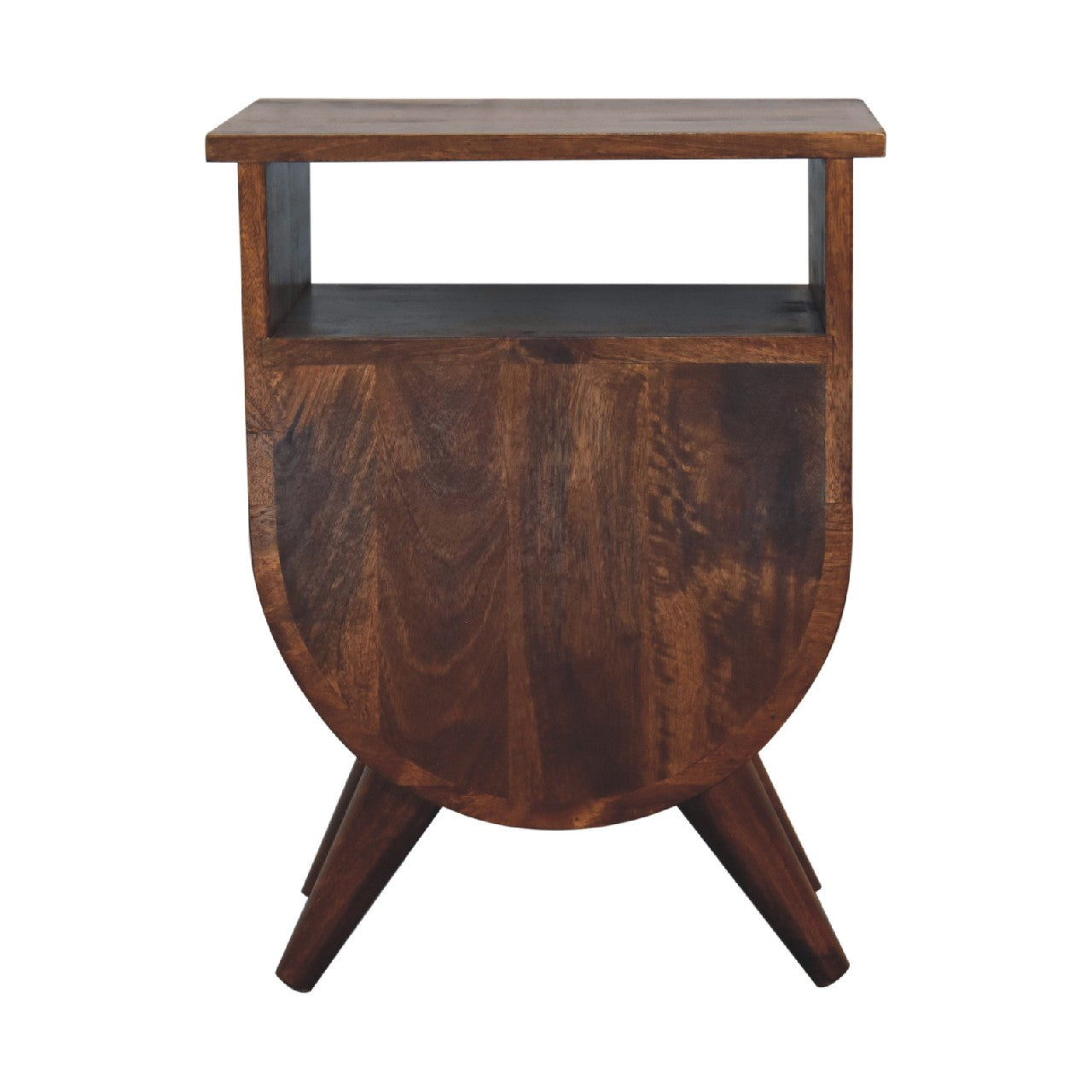 Split Chestnut Bedside Table