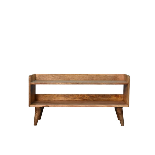 Oak-ish Nordic Storage Bench | Hidden Storage