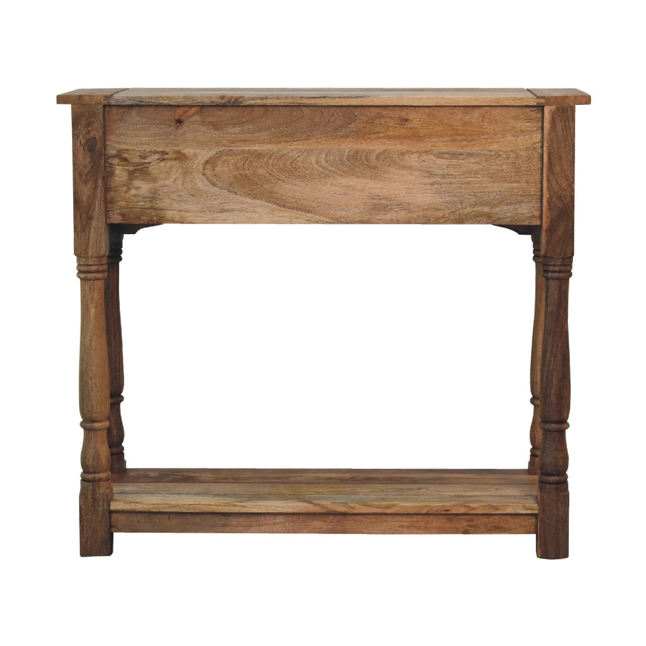 Granary Dining Table Set in Distressed Oak Finish Made from Solid Mango Wood
