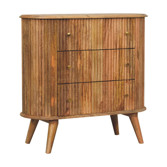 Soba Nordic Chest of Drawers | Oak Solid Mango Wood