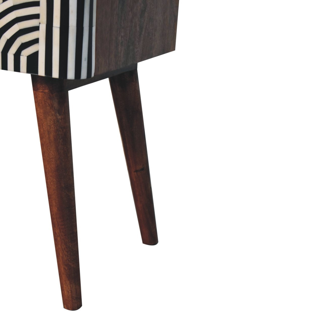 Honey Caramel Edessa Bone Inlay Bedside Table