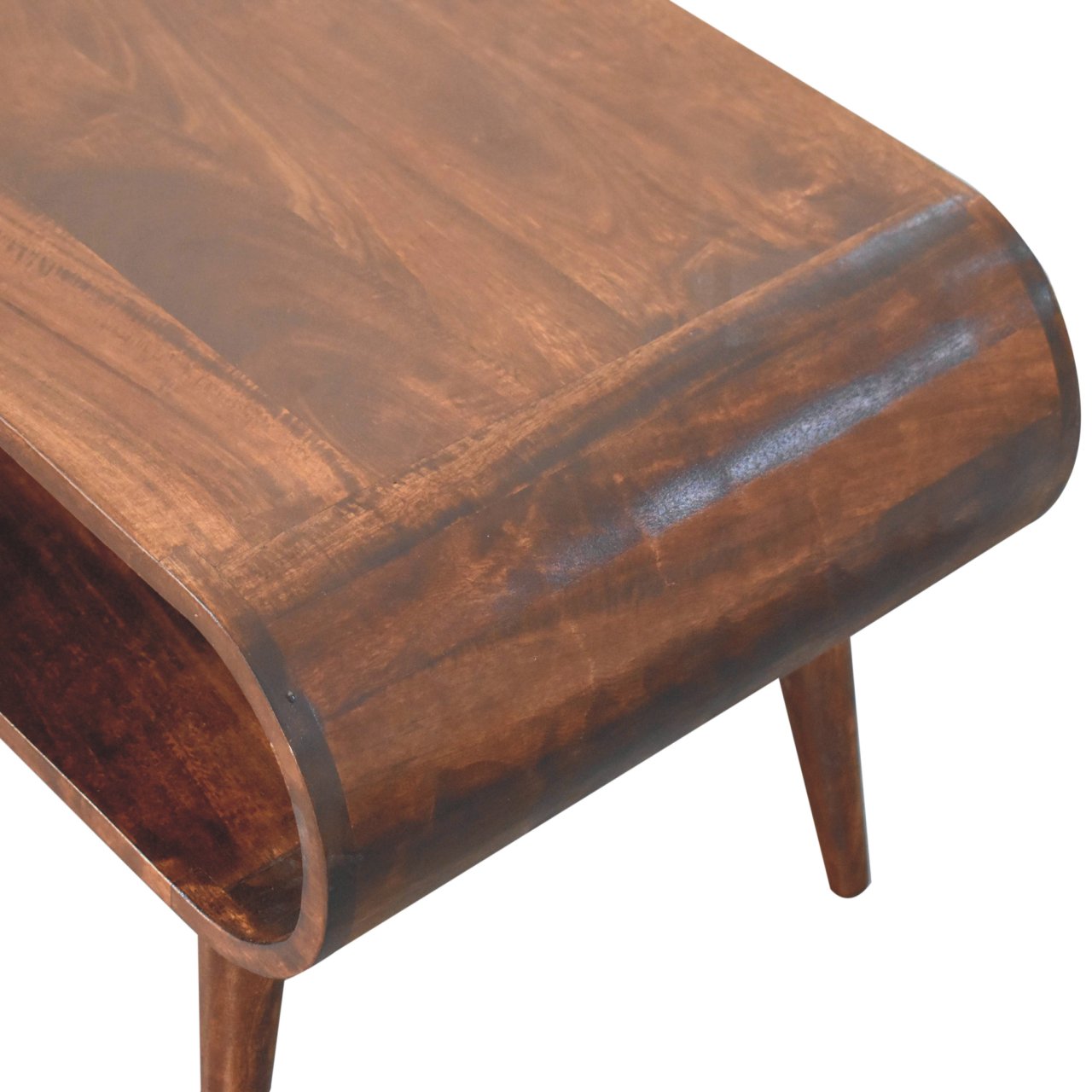 Open California Walnut Coffee Table