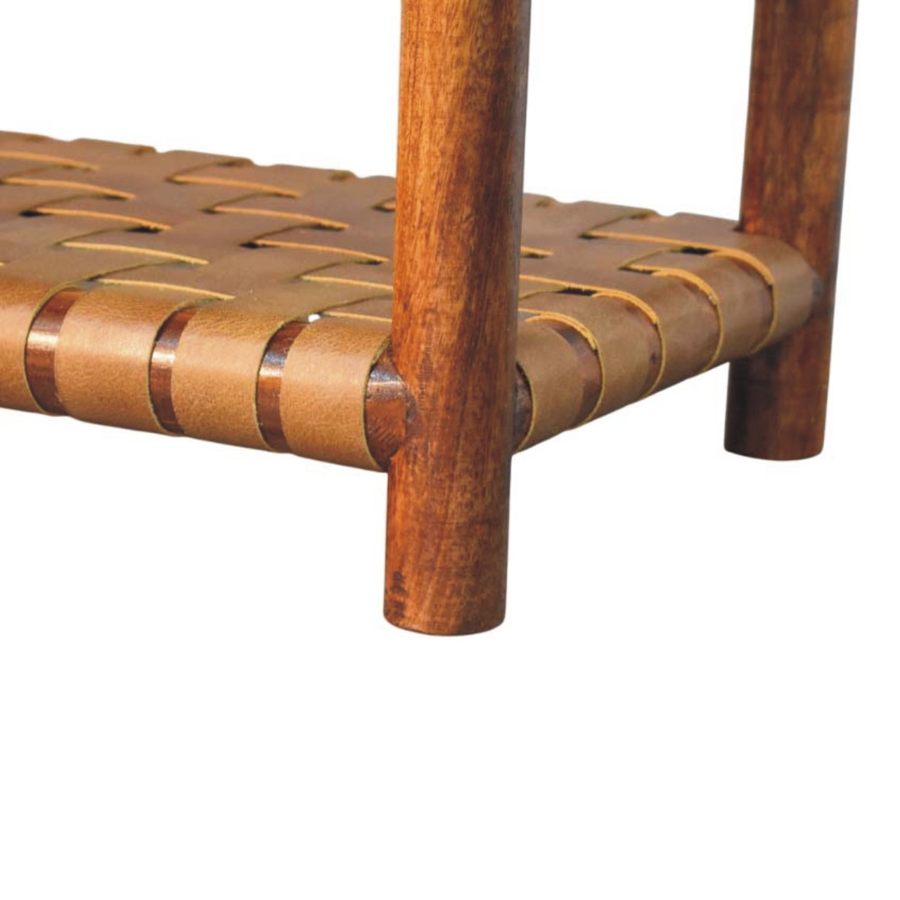 Regency Woven Chestnut 2 slot Shoe Rack Chest of Drawers