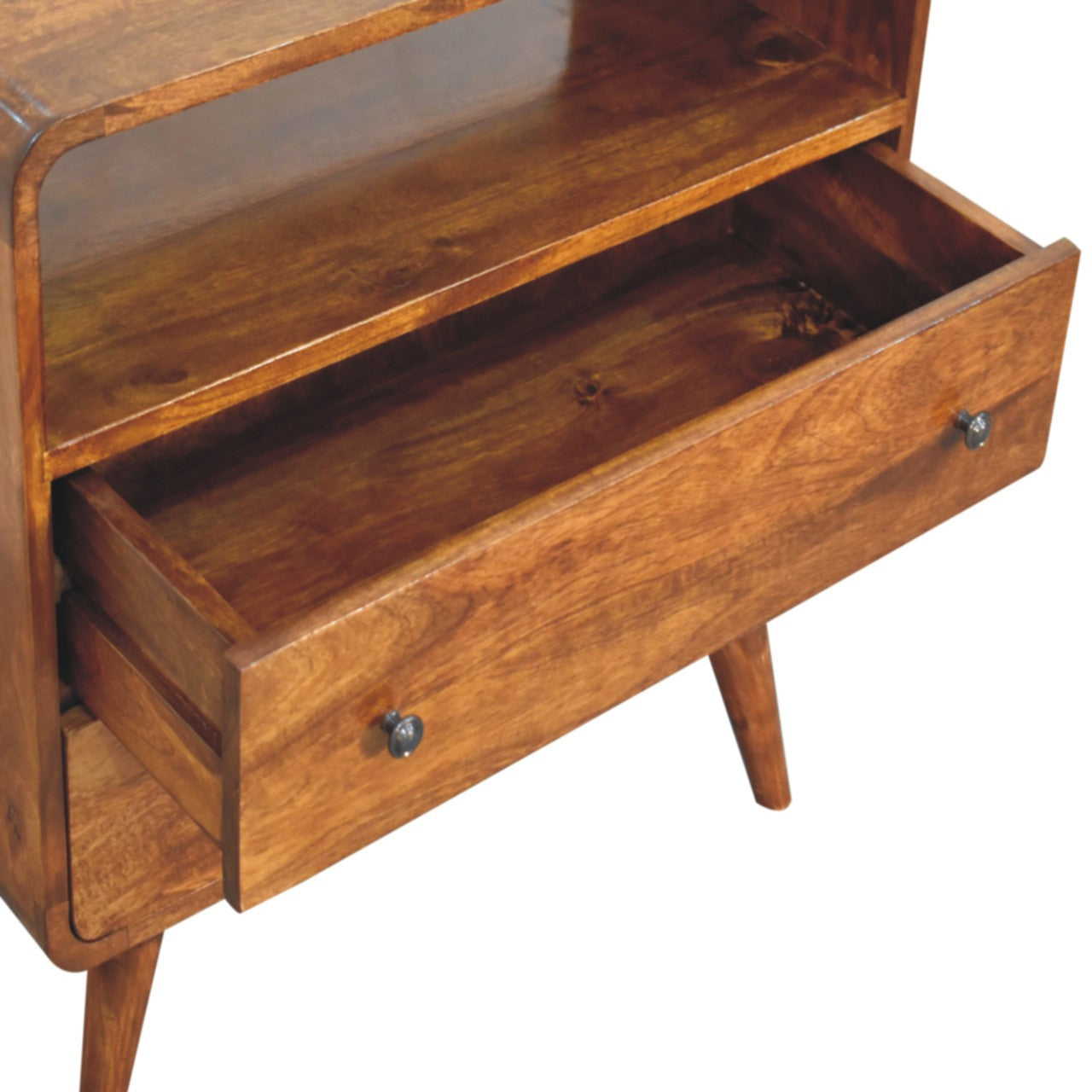 Curved Nordic Charm Chest of Drawers