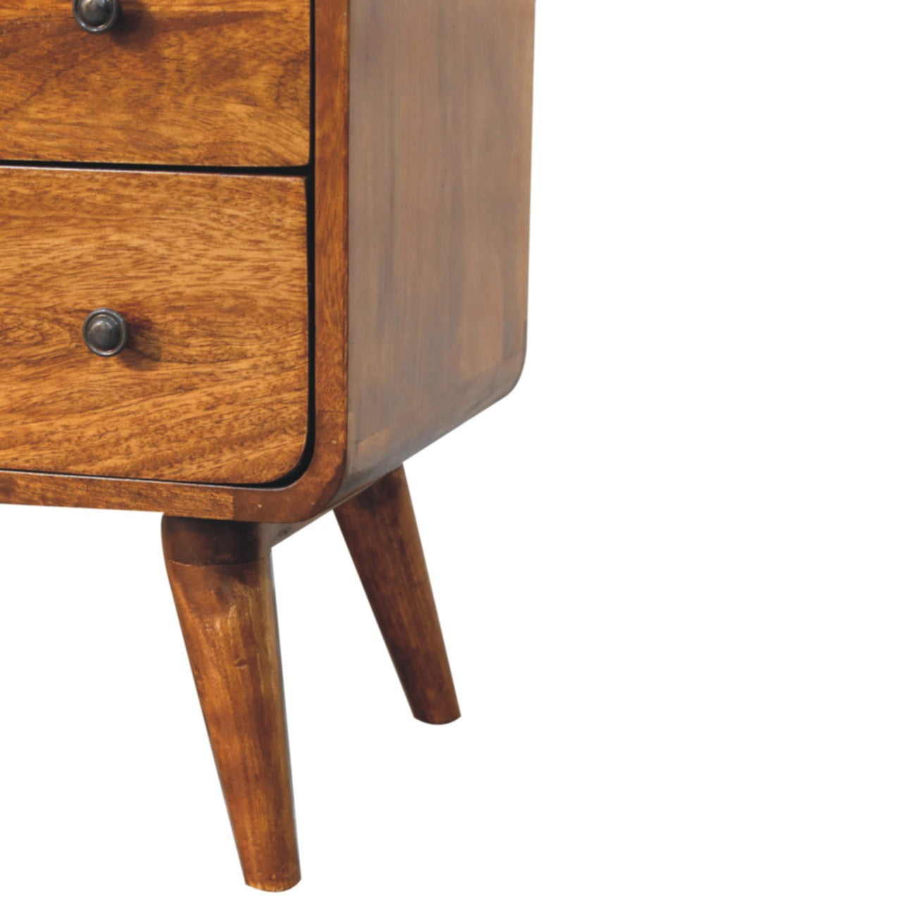 Curved Nordic Charm Chest of Drawers