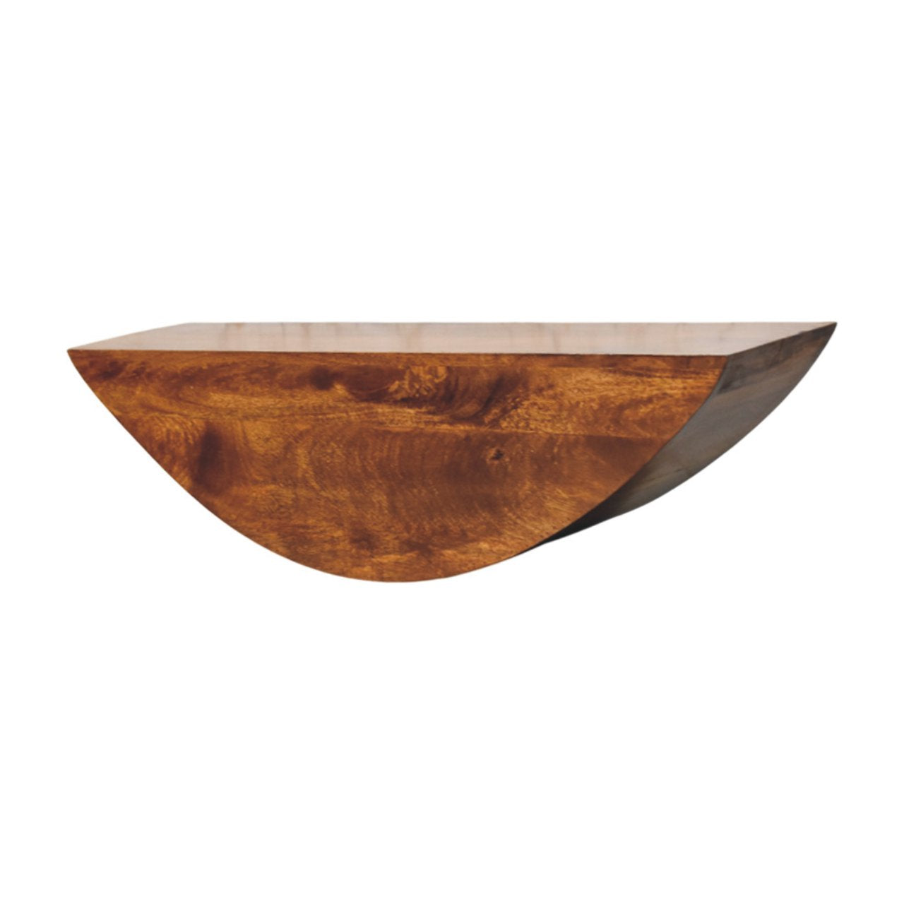 Crescent Floating Wall Shelf Chest of Drawers