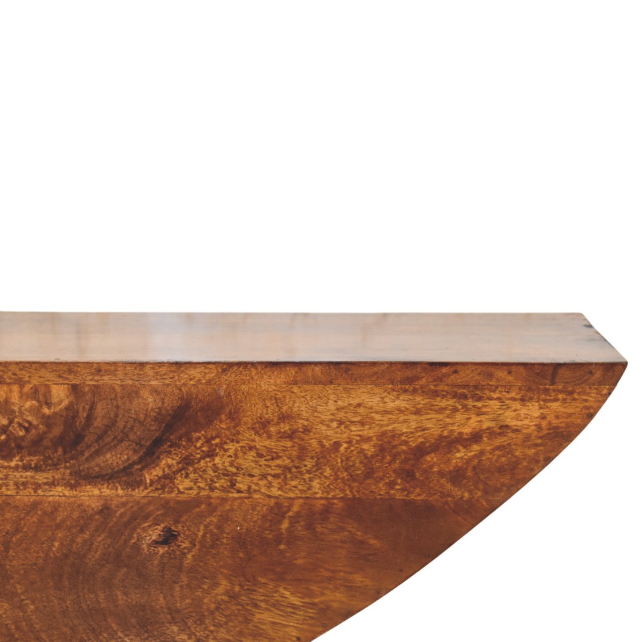 Crescent Floating Wall Shelf Chest of Drawers