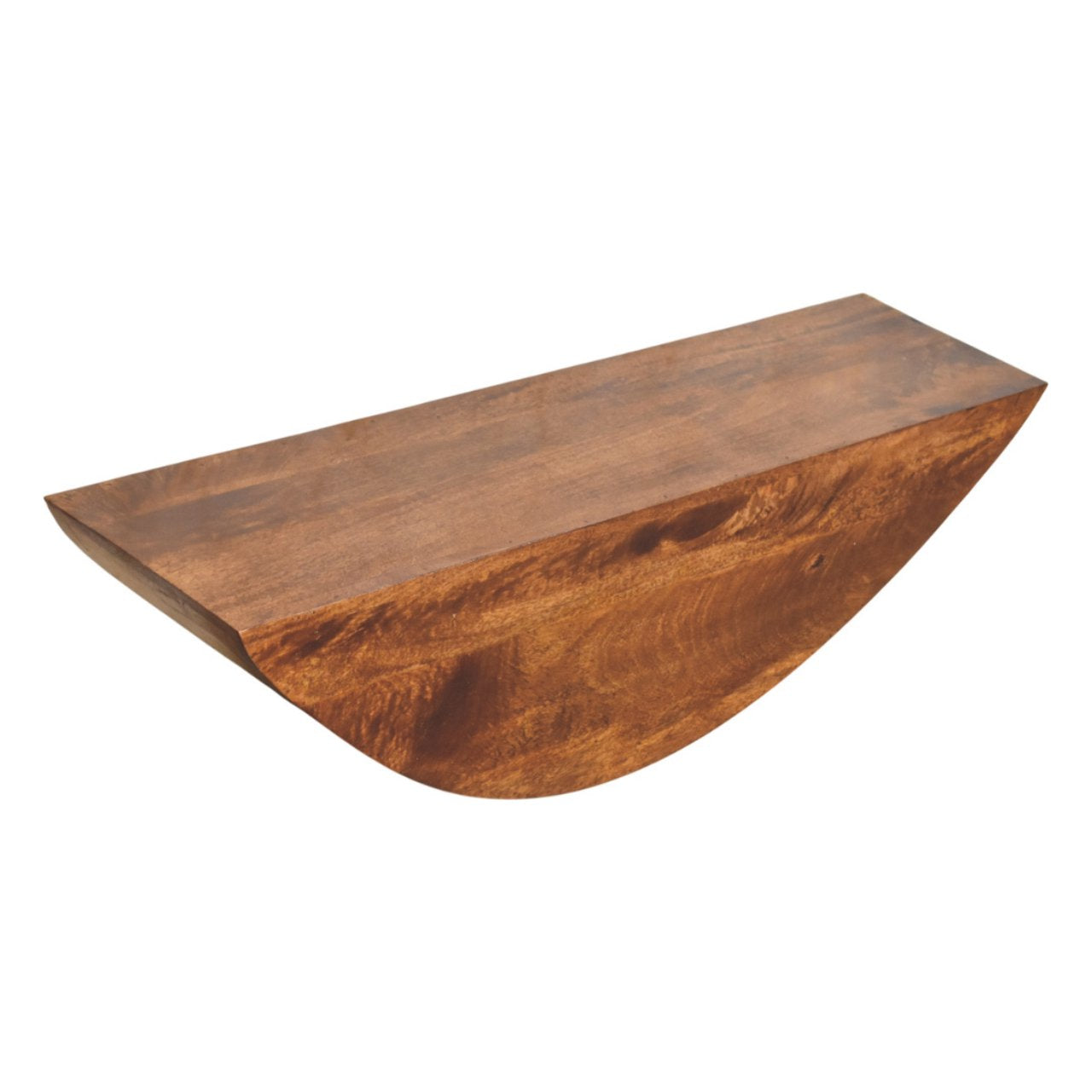 Crescent Floating Wall Shelf Chest of Drawers