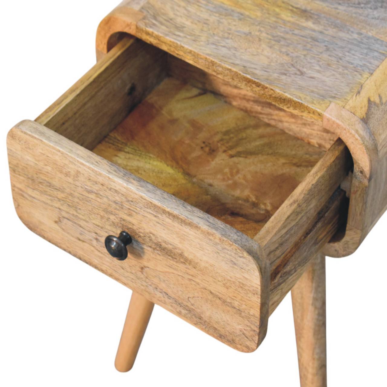 Avora Mini Oak-ish Nightstand with 1 drawer