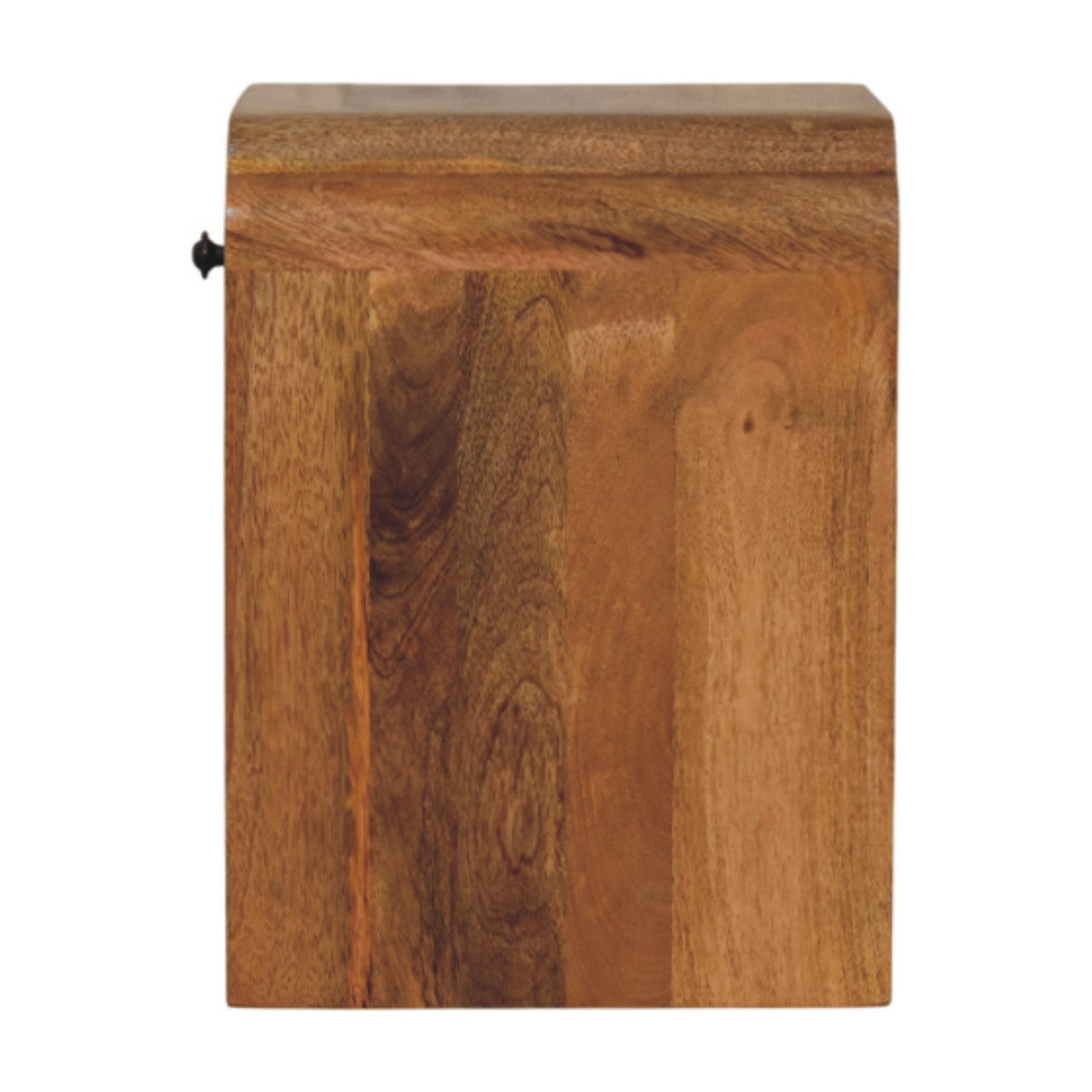 Newton Mini Oak-ish Nightstand with a drawer and open shelf Chest of Drawers