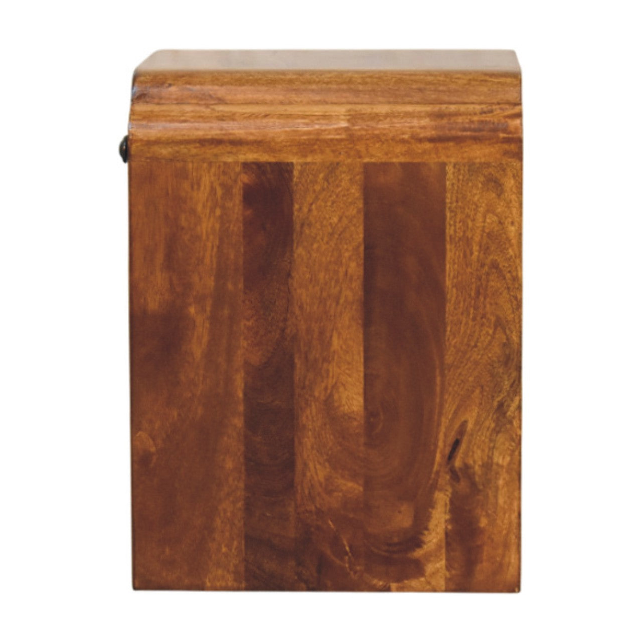Newton Mini Chestnut Nightstand with a drawer and open shelf Chest of Drawers