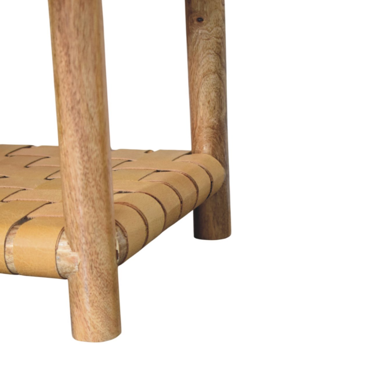 Regency Woven Oak-ish Nightstand with Drawer Accent Piece