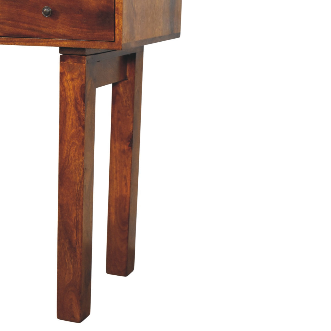 Tula 1-Drawer Chestnut Writing Desk