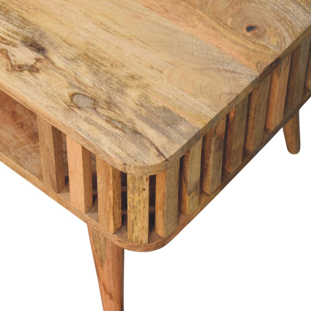 Slatted Oak-ish Coffee Table