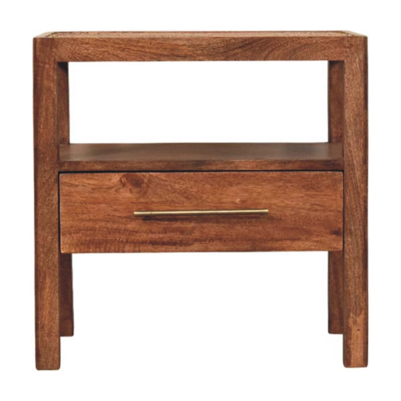 Saffron Rattan Nightstand