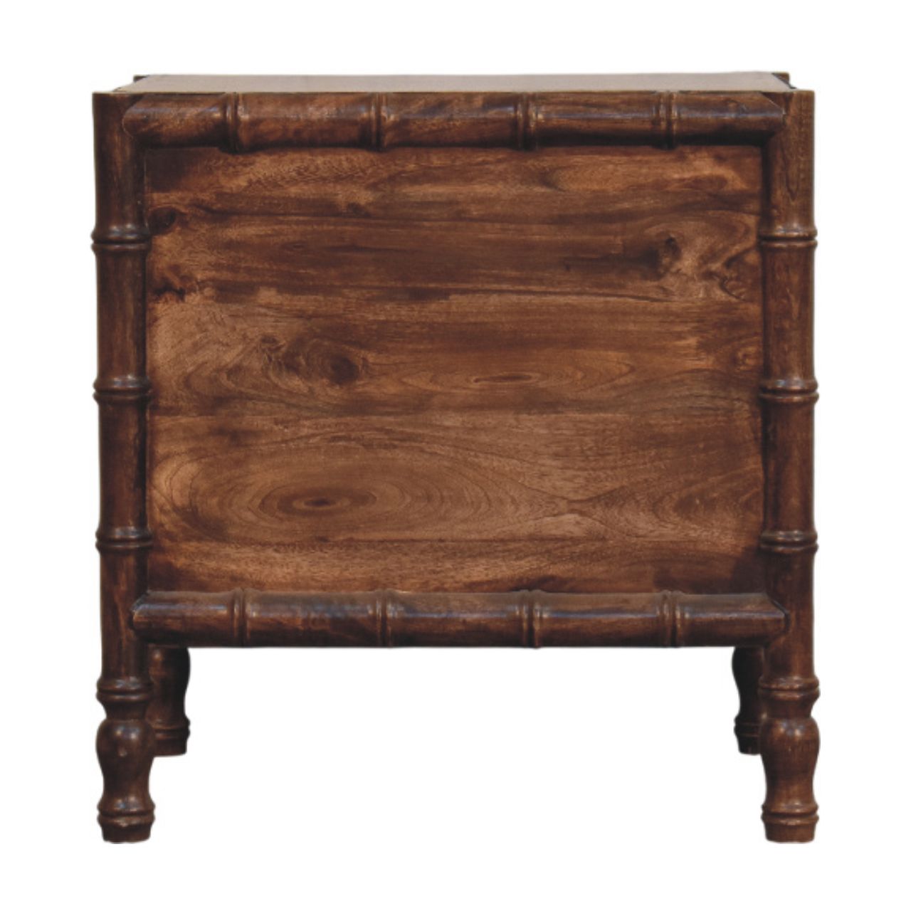 Bamboo Frame Nightstand in Roasted Almond Accent Piece