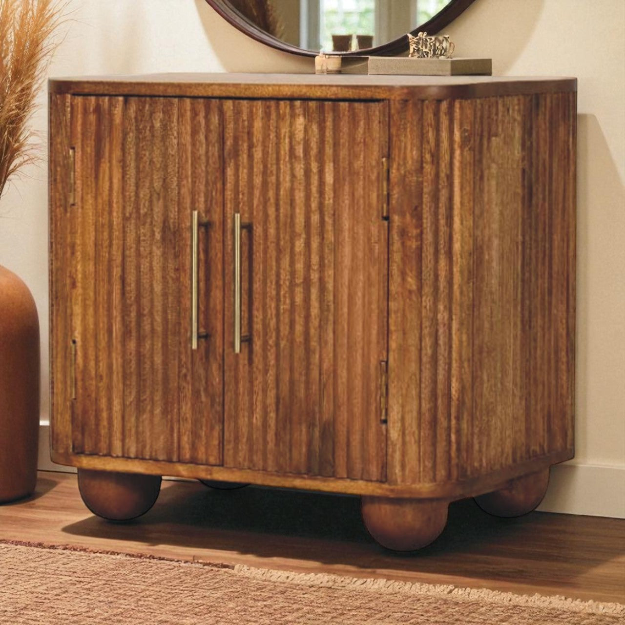 Solis Fluted Mini Sideboard Chest of Drawers