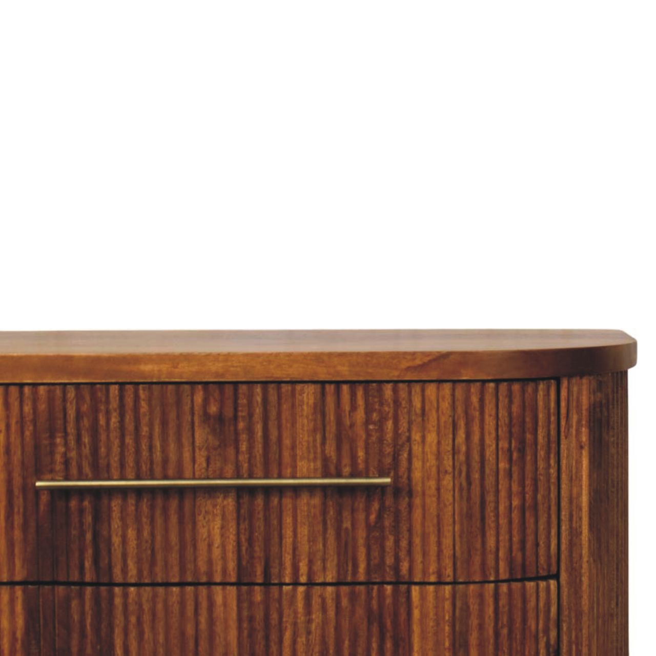 Emerson Ribbed 3-Drawer Chest of Drawers