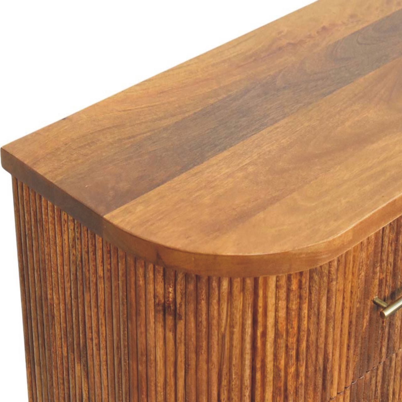 Emerson Ribbed 3-Drawer Chest of Drawers