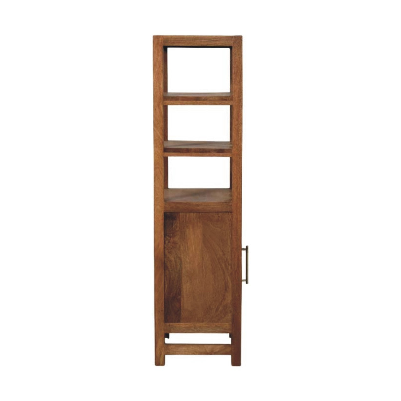 Solid Wood Open Shelf Unit Chest of Drawers