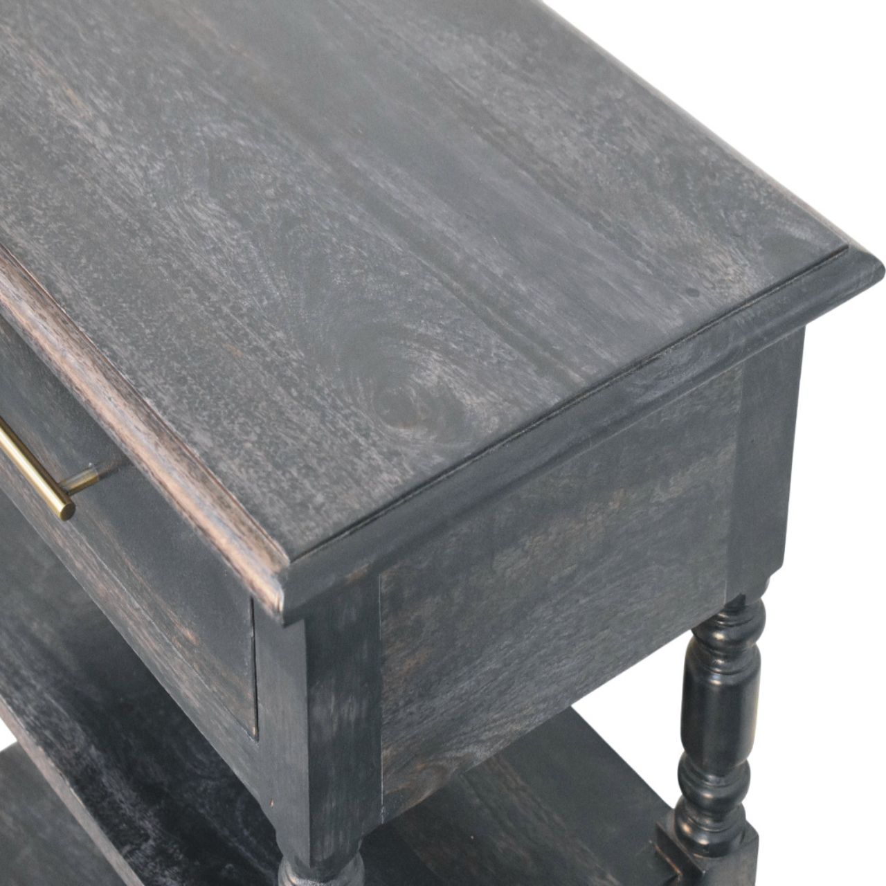 Heritage Turned-Leg Side Table Accent Piece