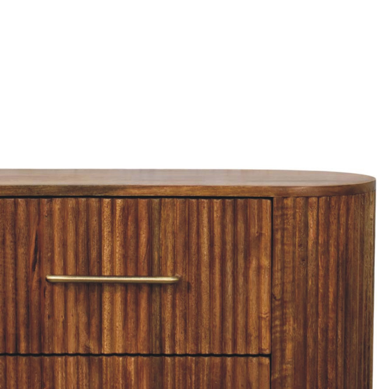 Ridgefront Chest - Amber Oak Chest of Drawers