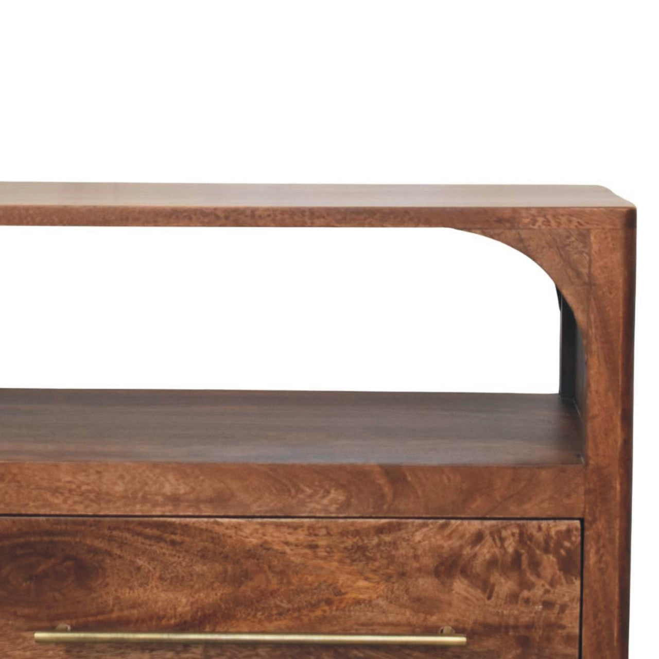 Arc-Line Media Console Table
