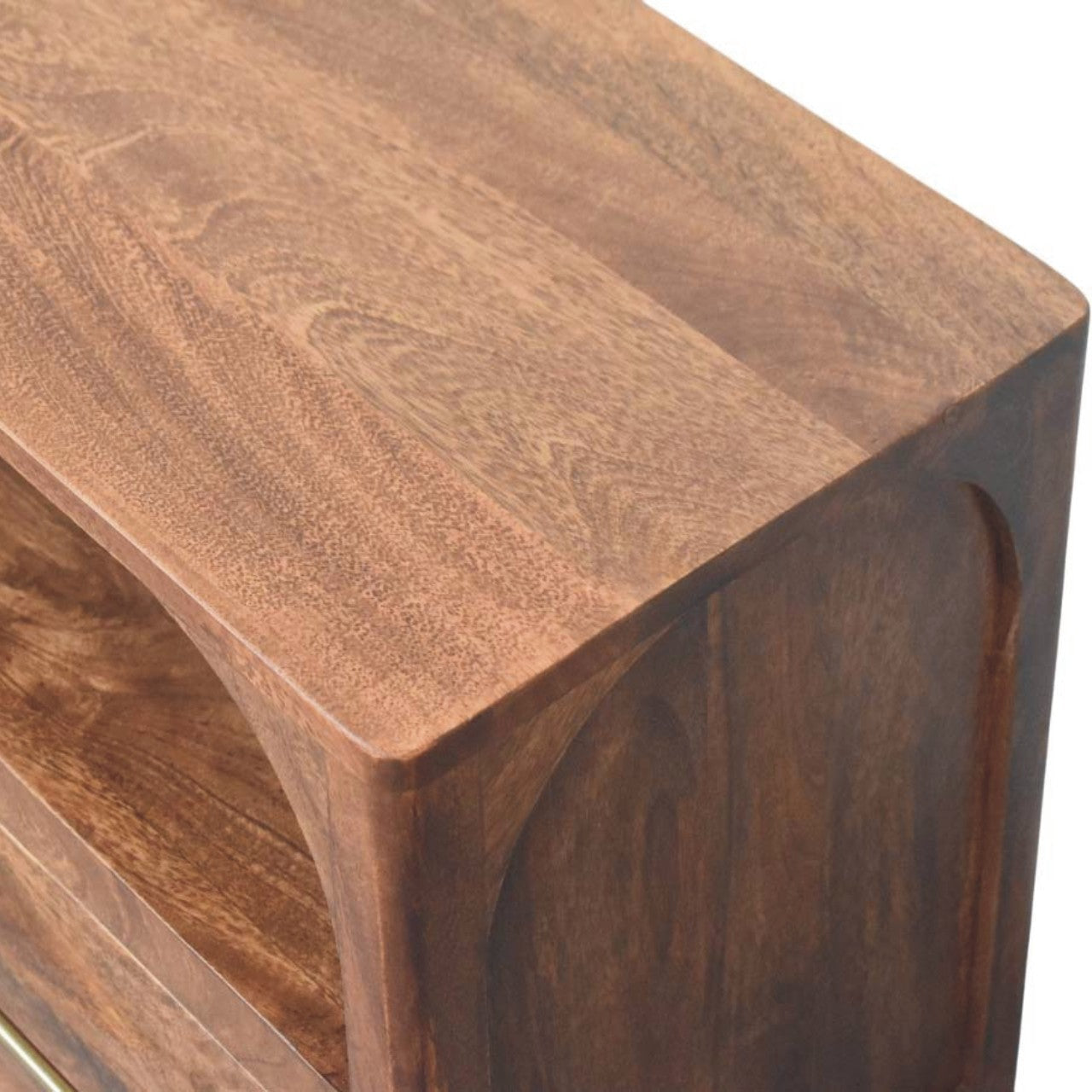 Arc-Line Media Console Table