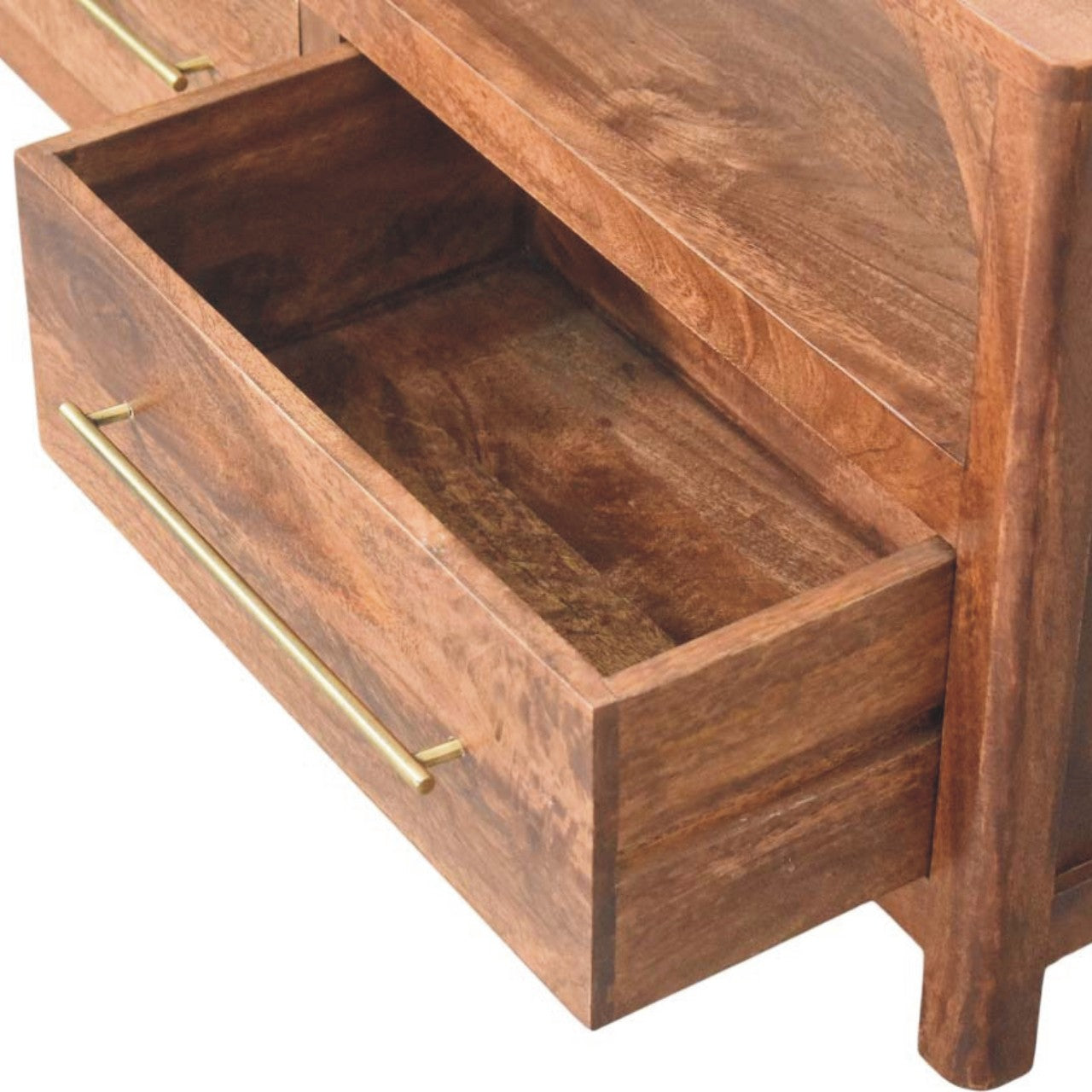Arc-Line Media Console Table