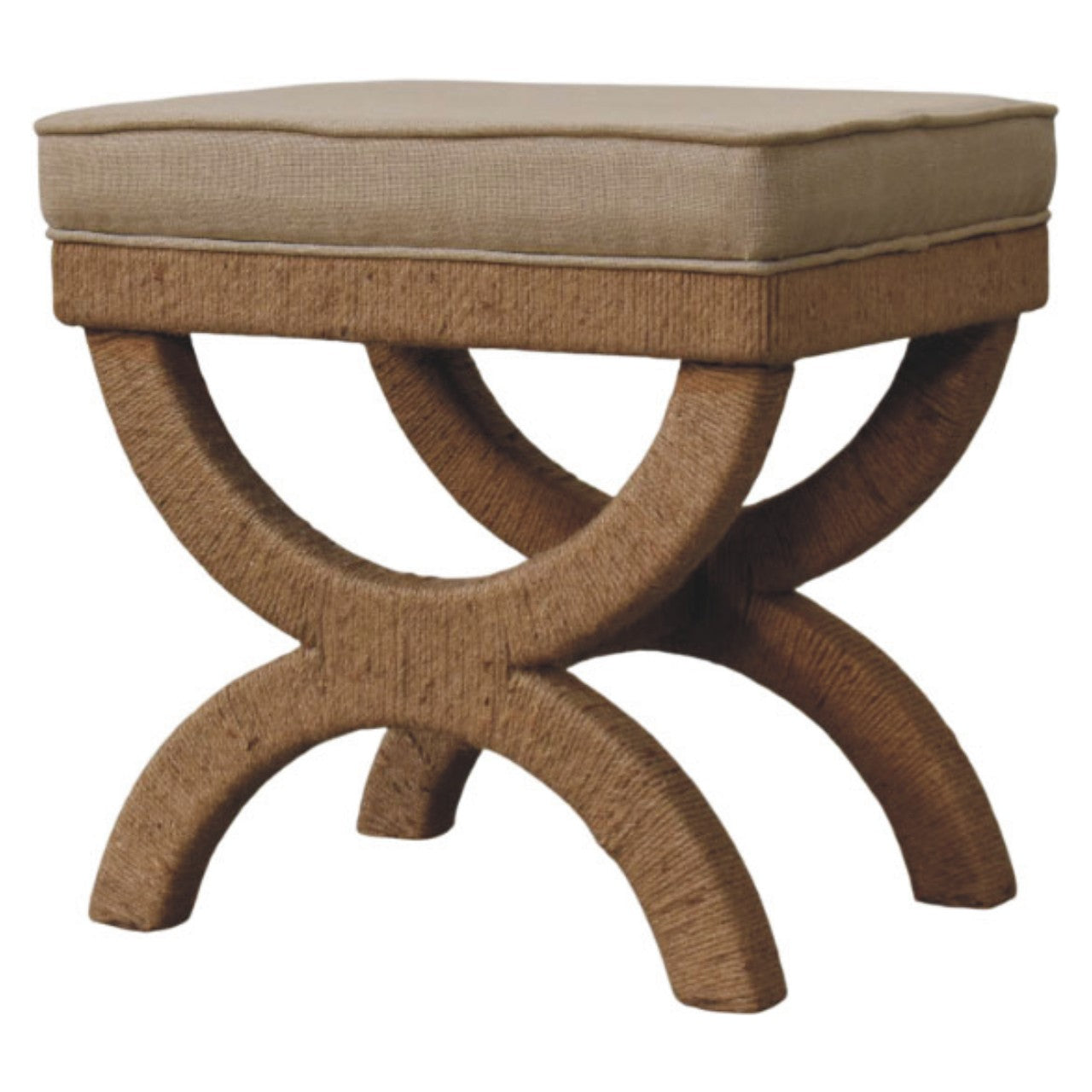 Rattan Arch Bench