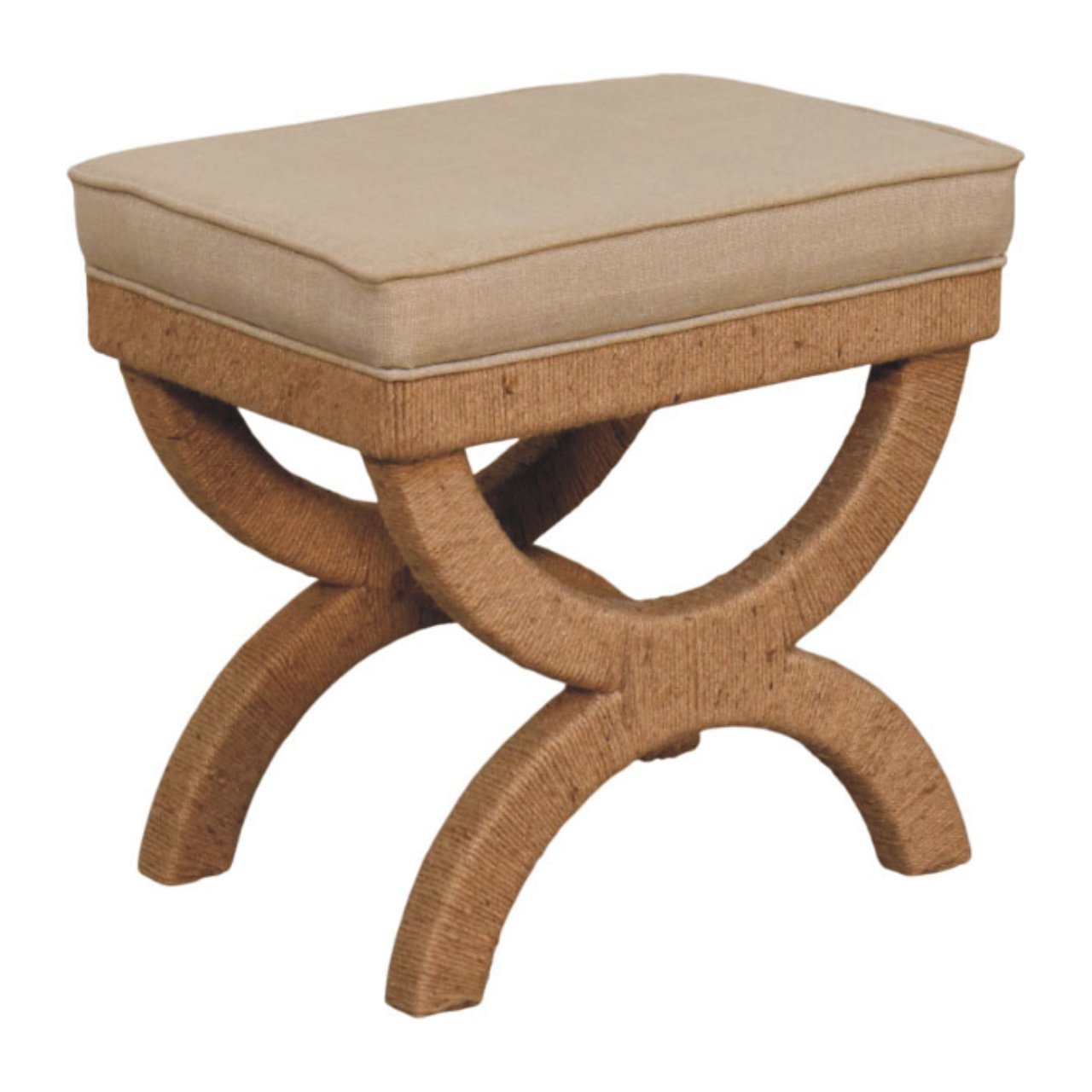 Rattan Arch Bench