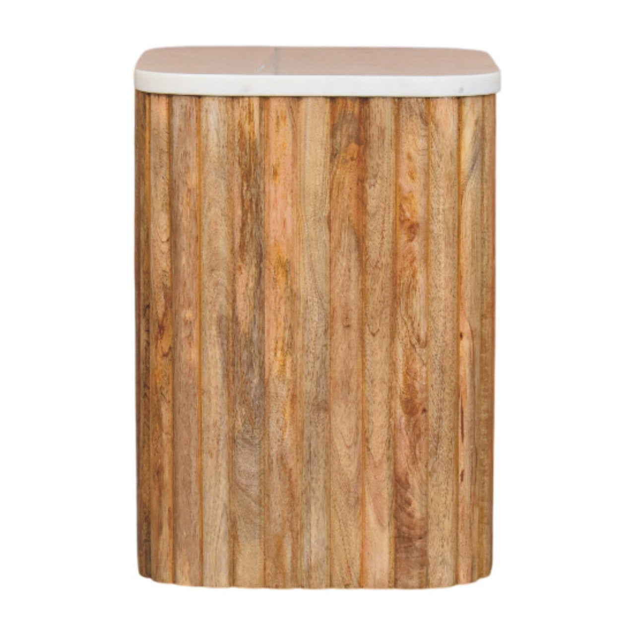 Oakish Marble Side Table Accent Piece