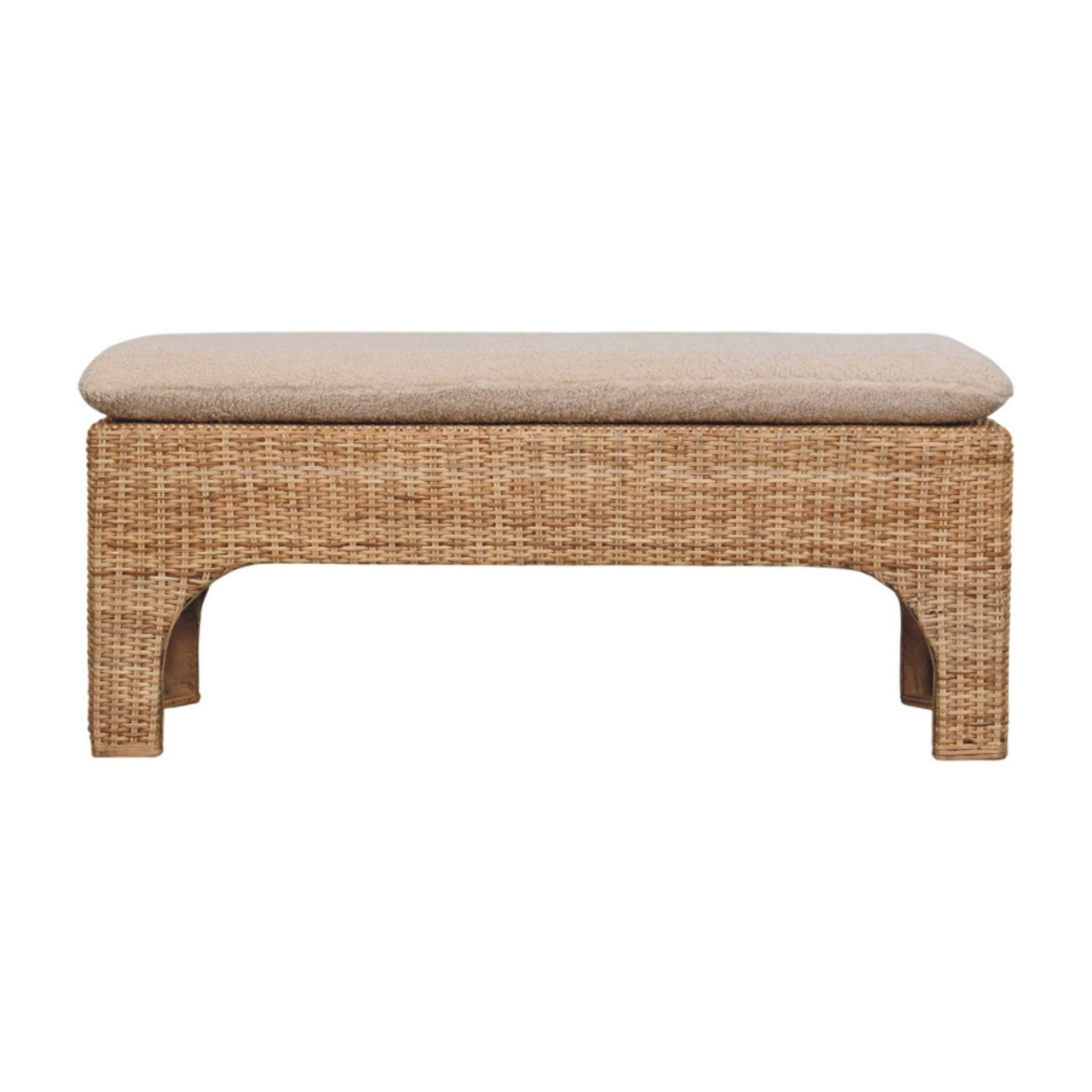 Rattan Harmony Storage Bench