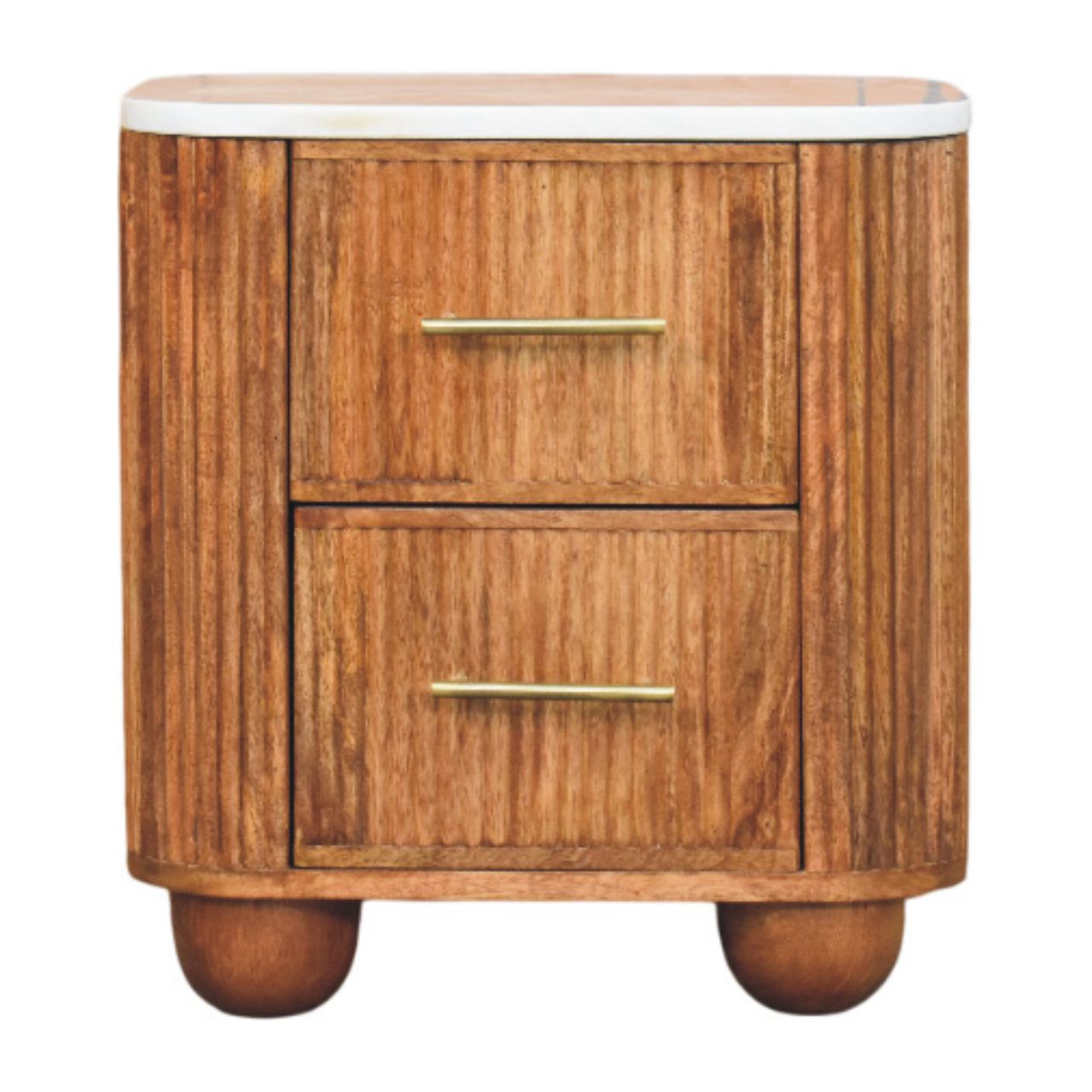 Aurora Marble Bedside Table