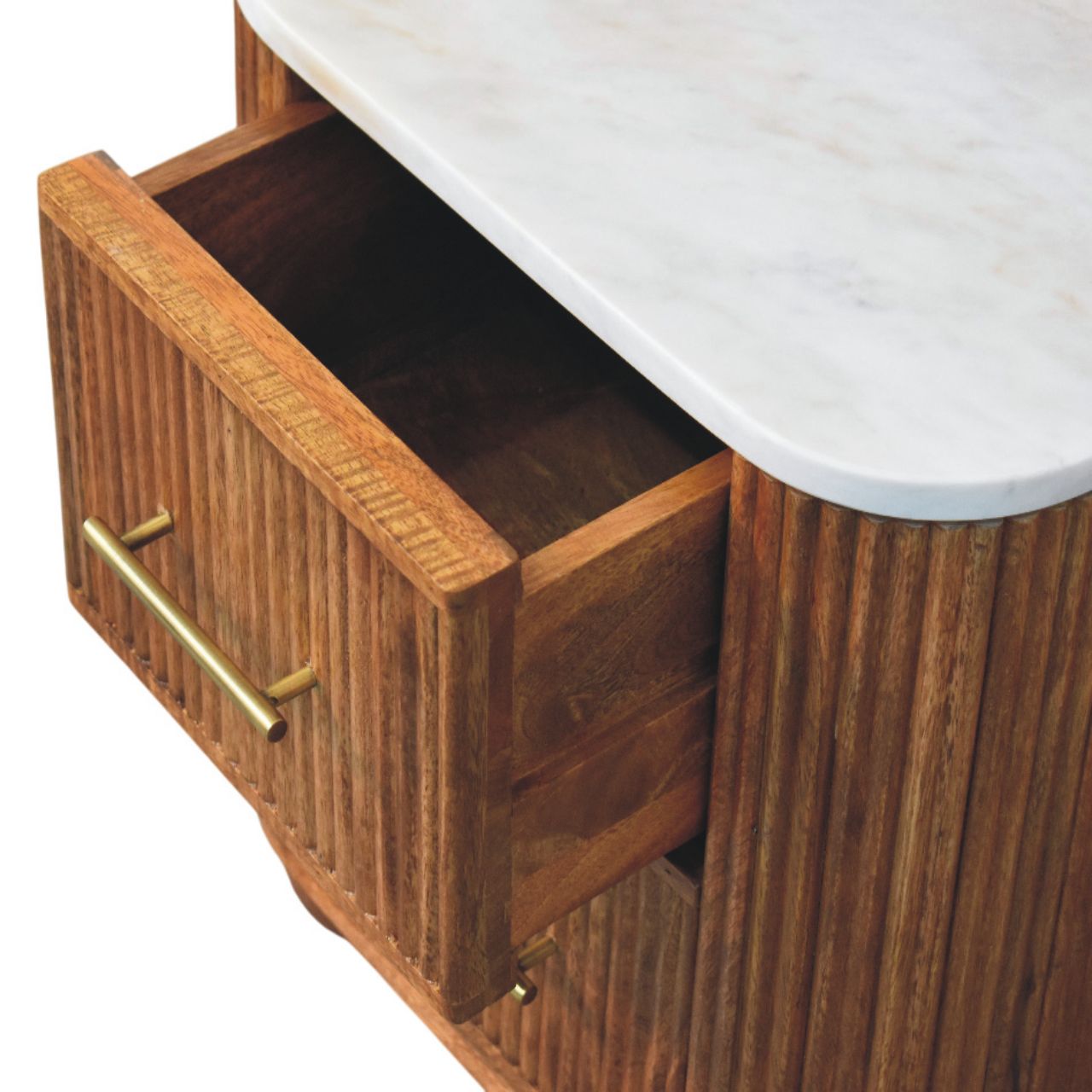 Aurora Marble Bedside Table