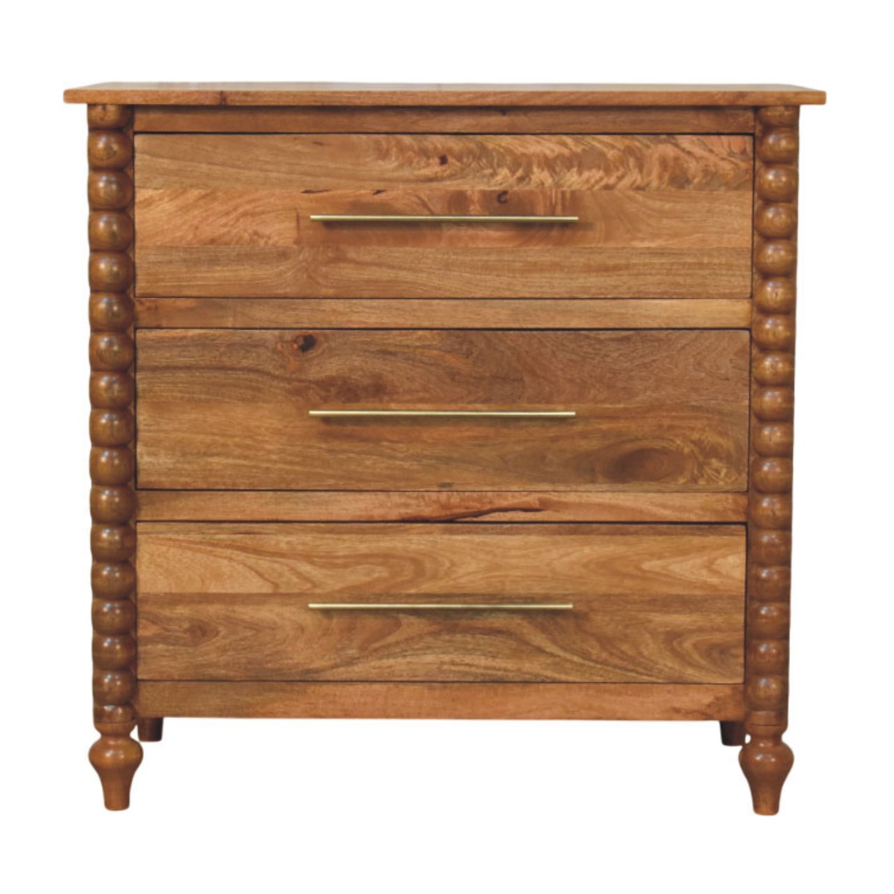 Spindle 3-Drawer Chest of Drawers