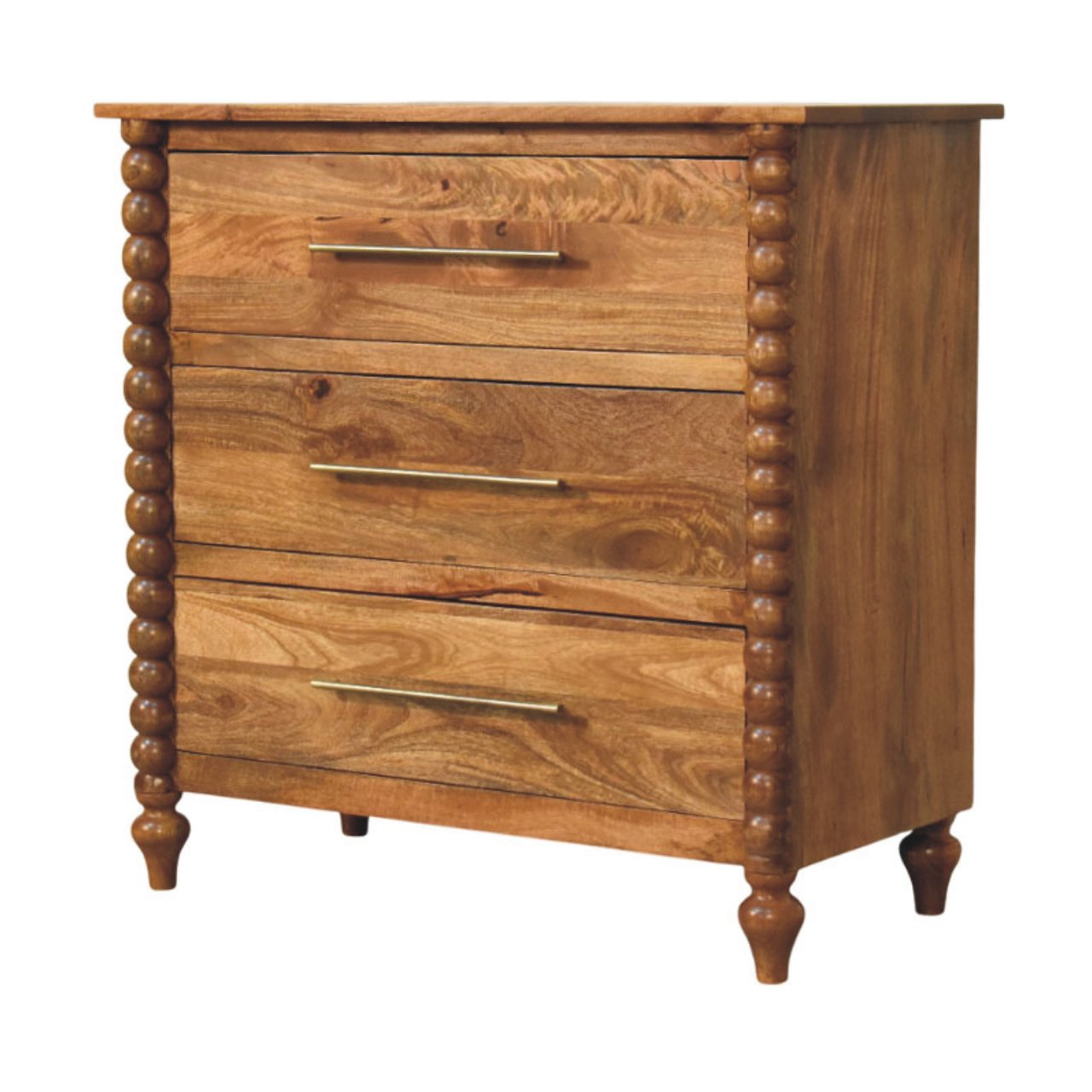 Spindle 3-Drawer Chest of Drawers