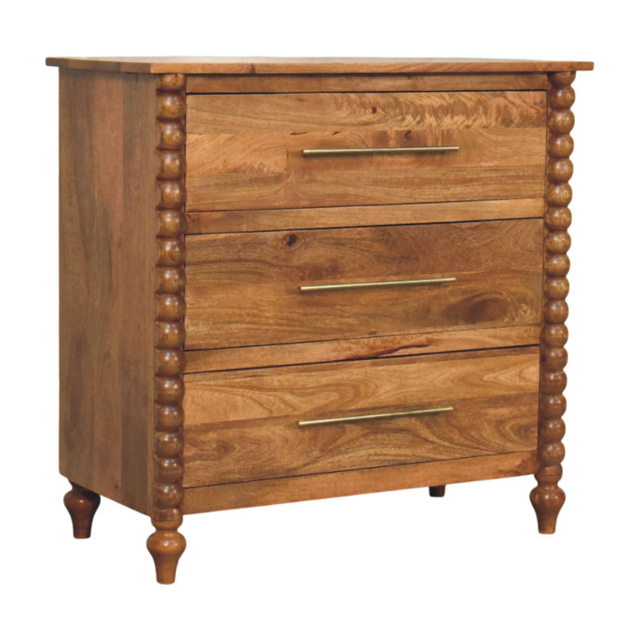 Spindle 3-Drawer Chest of Drawers