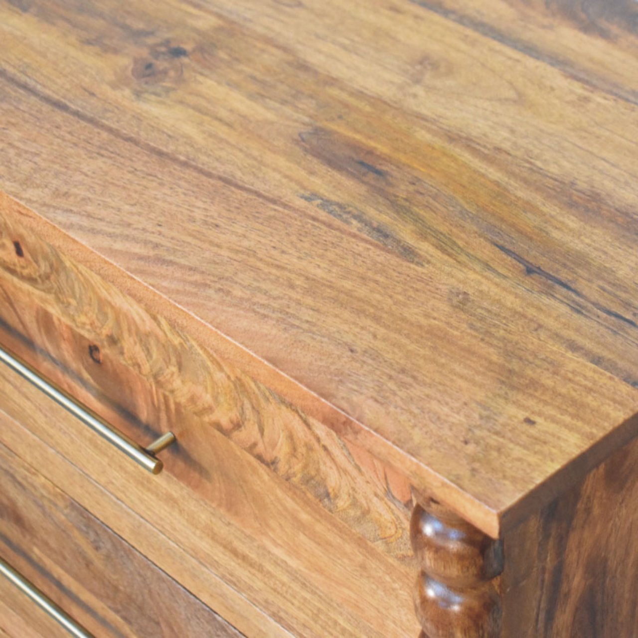 Spindle 3-Drawer Chest of Drawers