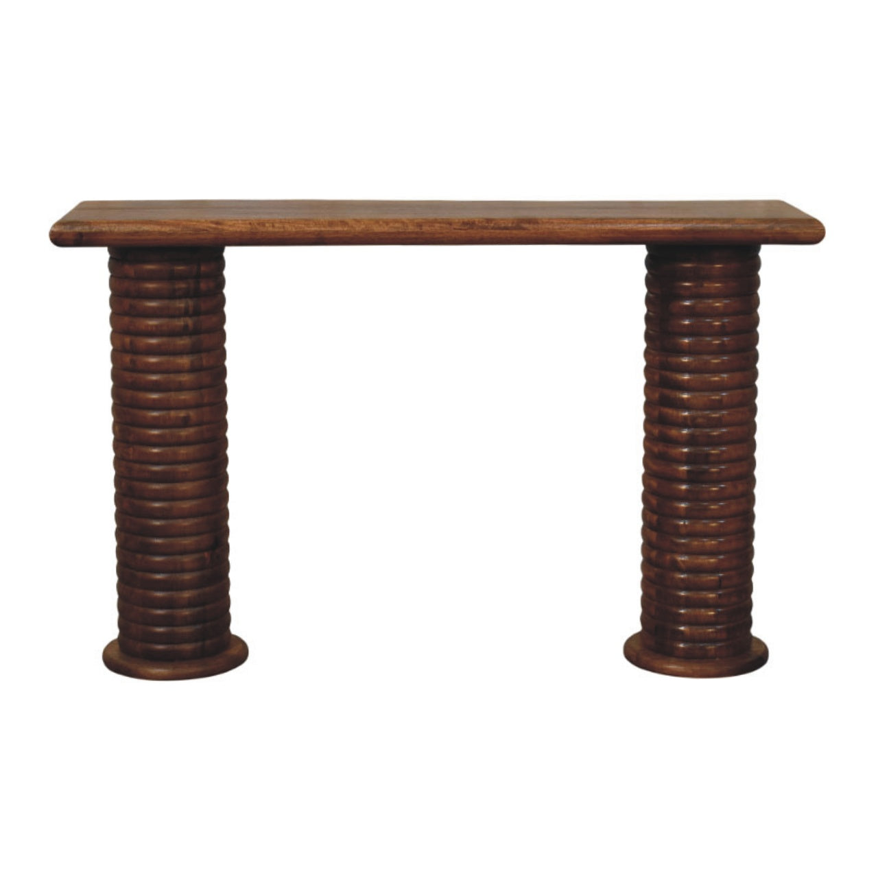 Sculpted Leg Console Table