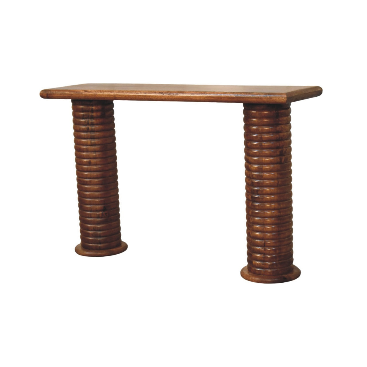 Sculpted Leg Console Table