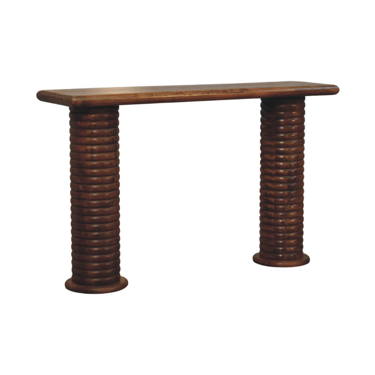 Sculpted Leg Console Table