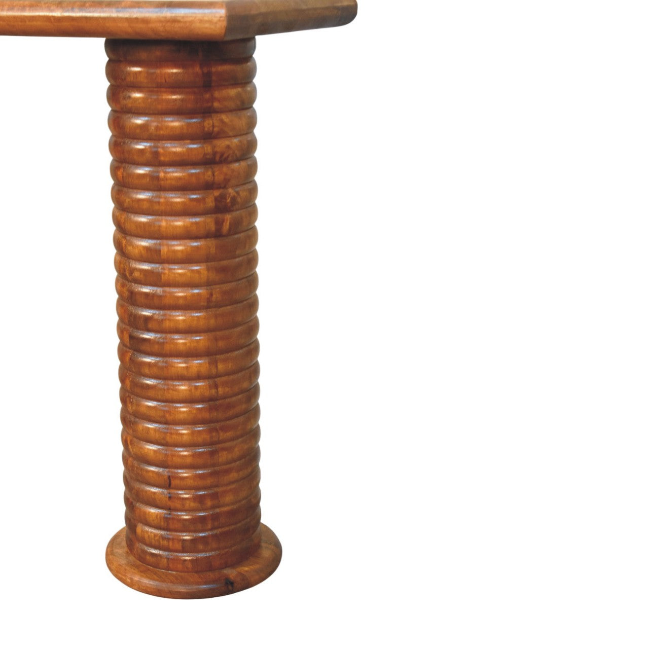 Sculpted Leg Console Table