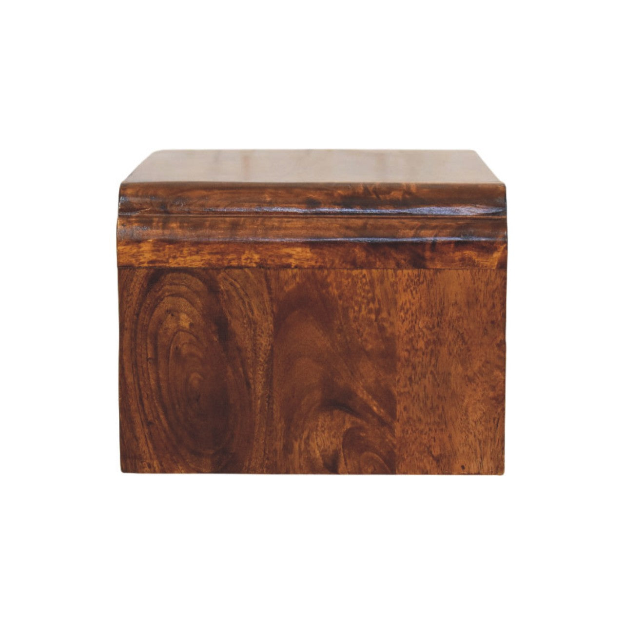 Avora Wall-Mounted Chestnut Bedside Table