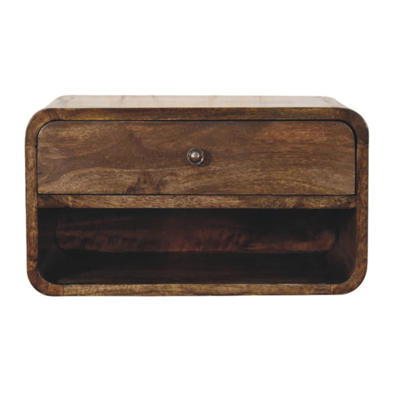 Rounded Edge 1-Drawer Bedside Table