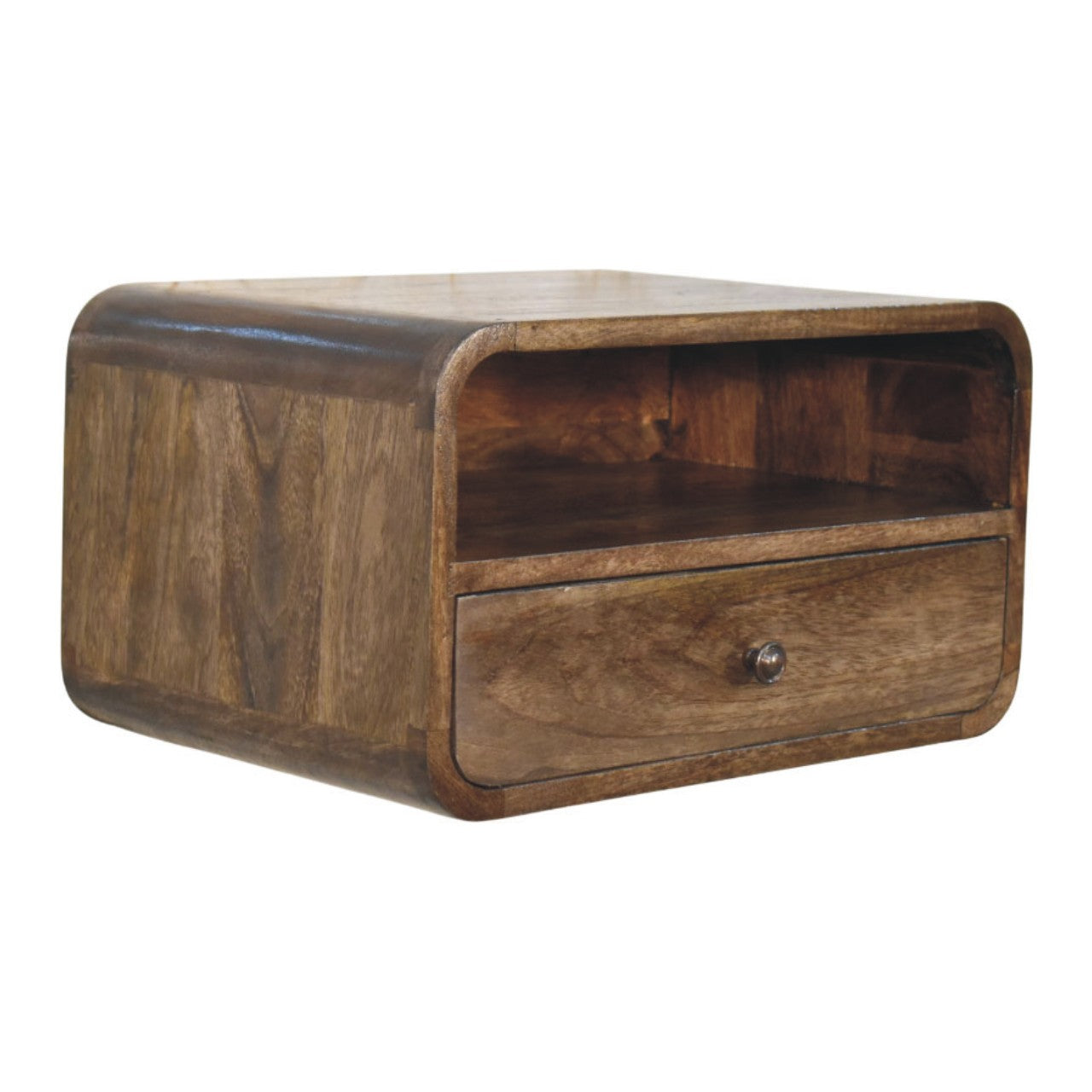 Wall-Mount Open Slot Bedside Table
